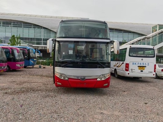 45 Seater Digunakan Bus Pelatih Penumpang Yutong ZK6127 Drive Tangan Kiri Dua Pintu Air Bag