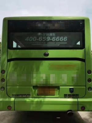 Zk6128 City Digunakan Yutong Bus Kanan Drive Coach Bus 60 kursi Mesin Diesel Tamasya