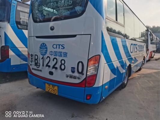 35 Kursi Digunakan Yutong Bus ZK6858 Mini RHD Steering Diesel Engines Untuk Transportasi