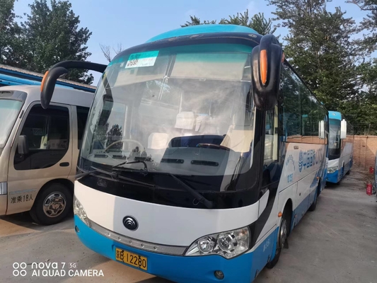 35 Kursi Digunakan Yutong Bus ZK6858 Mini RHD Steering Diesel Engines Untuk Transportasi