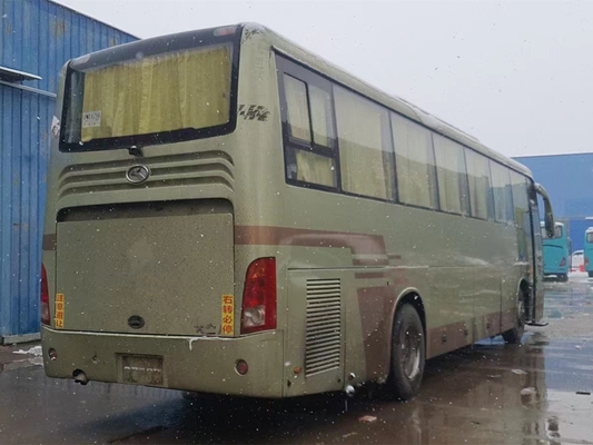 55 kursi Penumpang Digunakan Kinglong Bus 243kw XMQ6122 Transmisi Manual Mesin Yuchai