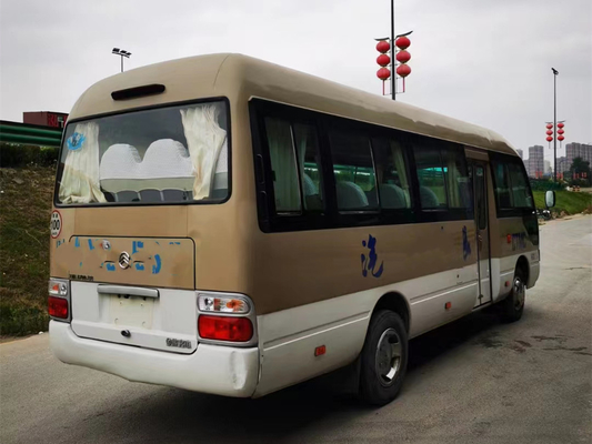 22 kursi Golden Dragon Digunakan Coaster Bus Mini Coach Yuchai 90kw 2015-2017 Mesin Diesel