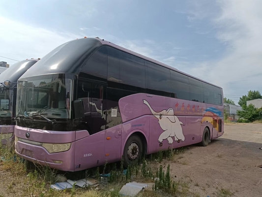 53 Kursi RHD LHD Bus Pelatih Bekas Mesin Belakang Yutong Zk6122 Weichai WP.10 247kw Pintu Ganda