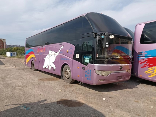 53 Kursi RHD LHD Bus Pelatih Bekas Mesin Belakang Yutong Zk6122 Weichai WP.10 247kw Pintu Ganda