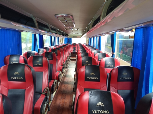 ZK6122h 55 kursi Digunakan Bus Pelatih Penumpang Mewah 12m Mesin Weichai Kemudi Kiri