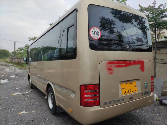 Bus Yutong Coaster Bekas 21 kursi Mesin Depan Pintu Otomatis ZK6708