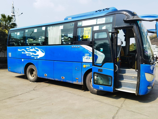 30 kursi 2 + 2 Tata Letak Golden Dragon Mini Bus Vehicle Tourist XML6807 Bus Mesin Belakang