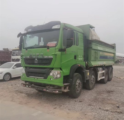 Howo 8x4 Empat Gandar Digunakan Dump Truck Tipper Dengan 375HP 317HP Dijual