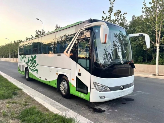 Bus Bekas Kedatangan Baru 2017 Tahun 50 Kursi Yutong ZK6119H Dengan Pintu Ganda Untuk Bus Perjalanan