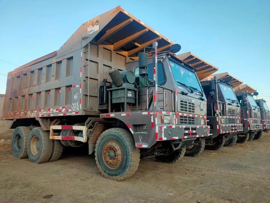 HOWO Mining Dump Truck Dengan 80 - 120 Ton Truk Bekas Dijual