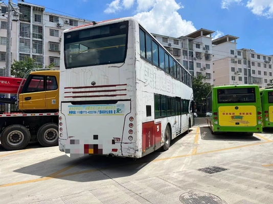Zk6116HG Bus Perjalanan Bekas Yutong 86/78 Orang Bus Kota Bekas Double Deck
