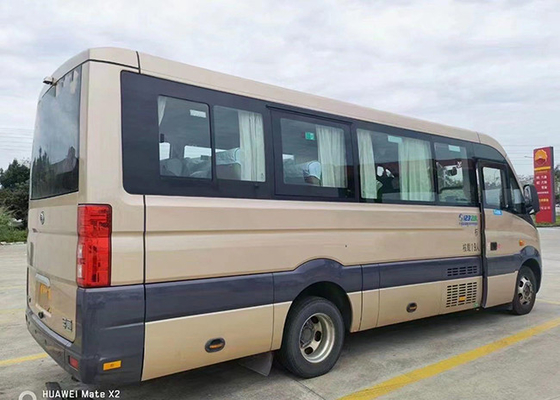 1.6Kw Mini Yutong Bekas Bus Pelatih Drive Tangan Kanan 4650kg Euro 3