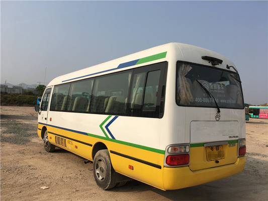 Bus Komuter Penumpang Yutong Bekas Angkutan Kota 19 Kursi 7300kg