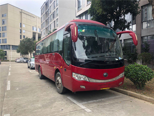 Penumpang Euro 3 Menggunakan Bus Yutong Second Hand Coach Emission Rhd Lhd 39 Kursi