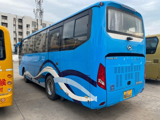 Bus Tur Higer 38 kursi Bekas KLQ6902 Mesin Weichai Suspensi Pegas Plat 245hp