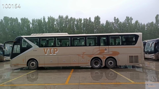 Kinglong 56seater Bekas Bus Pelatih XMQ6135 Gandar Ganda Suspensi Kantong Udara Mesin Weichai