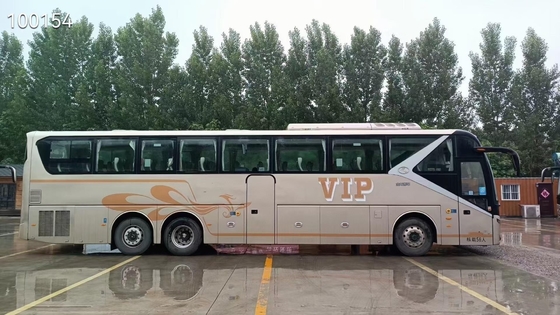 Kinglong 56seater Bekas Bus Pelatih XMQ6135 Gandar Ganda Suspensi Kantong Udara Mesin Weichai