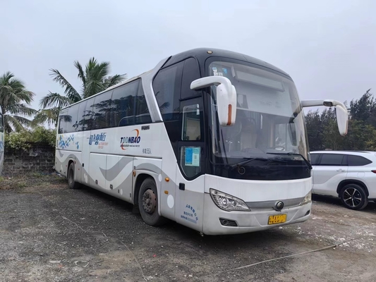 Bus Pelatih Tua 55 kursi Bus Tong Muda zK6122 Mesin Yuchai 243kw 2014-2016 4 bus tersedia