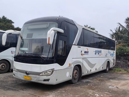 Bus Pelatih Tua 55 kursi Bus Tong Muda zK6122 Mesin Yuchai 243kw 2014-2016 4 bus tersedia