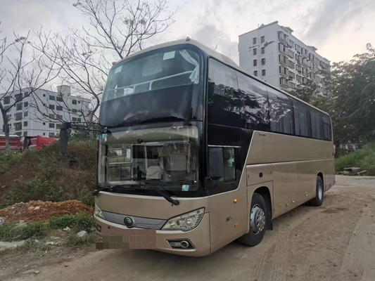 bus pelatih mewah menggunakan yutong 47 kursi bus transportasi penumpang bus bekas untuk dijual