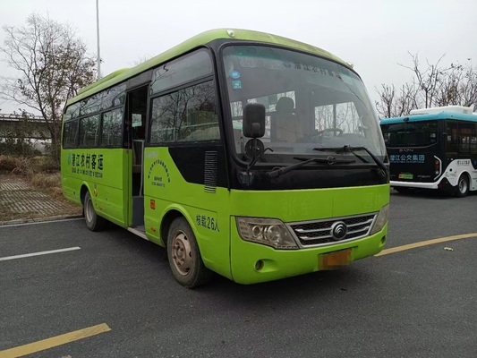Pelatih Mini Bekas ZK6729d Mesin Depan Youtong Yuchai 4bus Tersedia 26 kursi
