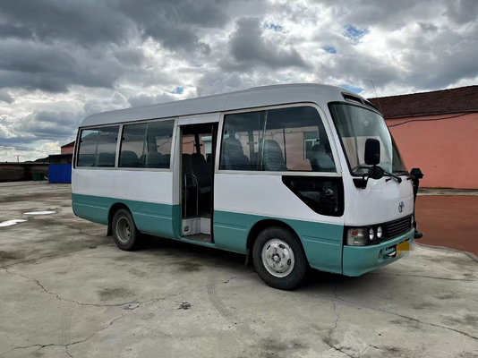 Toyota Coaster Bus Bekas Mesin Diesel 14B Second Hand Coaster Bus 6m 26 Kursi