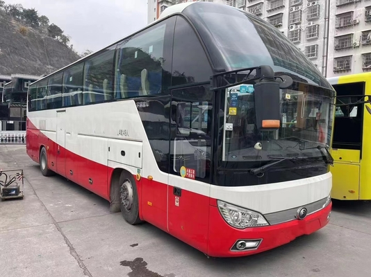 Dealer Bus Bekas 2017 45 kursi Euro 5 Yutong Zk6122 Suspensi Airbag Bus Penumpang Bekas