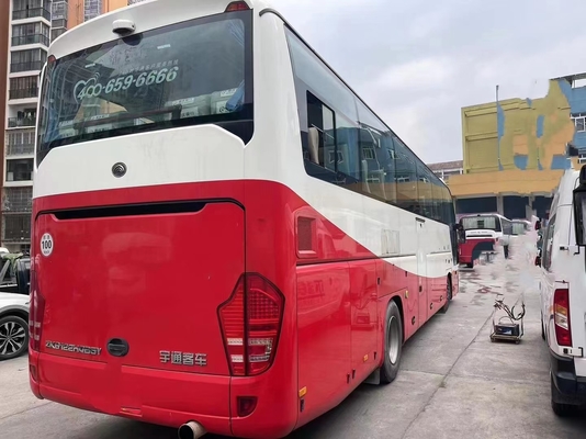 Dealer Bus Bekas 2017 45 kursi Euro 5 Yutong Zk6122 Suspensi Airbag Bus Penumpang Bekas