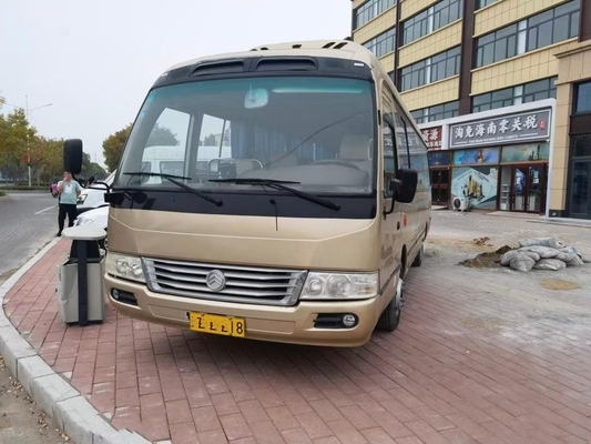 Kecil Bekas Golden Dragon Coaster Bus Electric Mini Coach 35 kursi