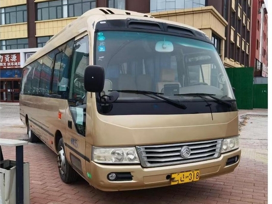 Kecil Bekas Golden Dragon Coaster Bus Electric Mini Coach 35 kursi