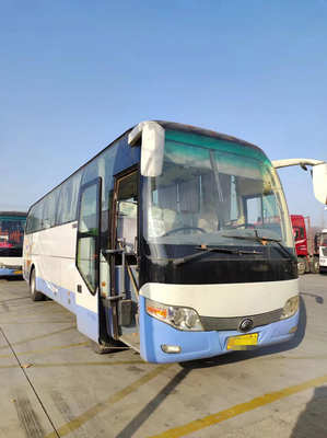 Bus Komersial Bekas Bus Yutong Tahun 2014 ZK6110 60 Kursi RHD Bus Perjalanan Bekas