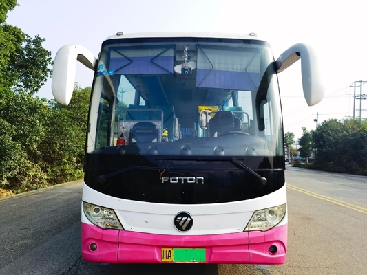 Foton Bus Kota Bekas BJ6127 Kendaraan Listrik Hibrida Transmisi Otomatis 53 Kursi