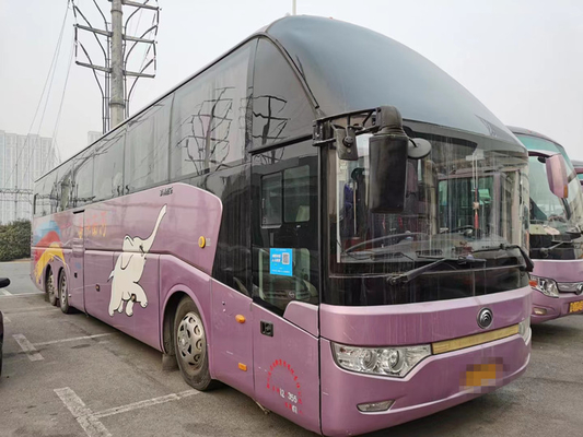 Old Coach 61 Kursi 2014 Tahun Bekas Yutong ZK6147 Bus Double Axlebrake Bus Mewah