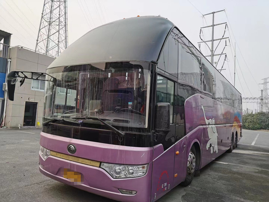 Old Coach 61 Kursi 2014 Tahun Bekas Yutong ZK6147 Bus Double Axlebrake Bus Mewah