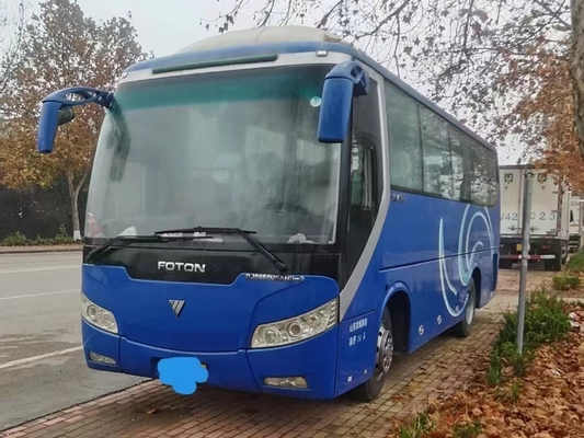 37 Kursi Bus Bekas Dan Mesin Pelatih Yuchai Menggunakan Bus Foton BJ6850 Penggerak Tangan Kiri