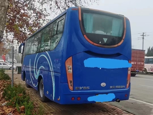 37 Kursi Bus Bekas Dan Mesin Pelatih Yuchai Menggunakan Bus Foton BJ6850 Penggerak Tangan Kiri