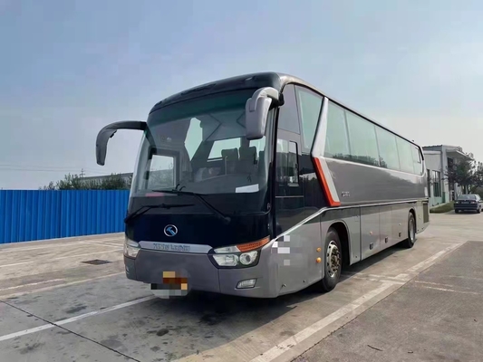 Coach Second Hand 54 Kursi 12 Meter Bentuk Halus Bekas King Long Bus XMQ6129 Pintu Ganda