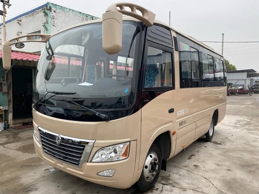 2nd Hand Bus Sliding Windows Yuchai Engine 19 Kursi AC Uesd Dongfeng Mini Bus DFA6600