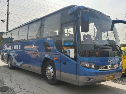 Mesin Mci Bus Weichai Bekas 50 Kursi Kompartemen Bagasi Pintu Tunggal LHD/RHD 2nd Hand Higer KLQ6115