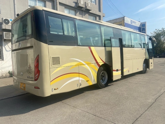 Bus Pelatih Bekas Pintu Tengah Jendela Penyegelan Mesin Yuchai 46 Kursi Tahun 2018 2nd Golden Dragon XML6102