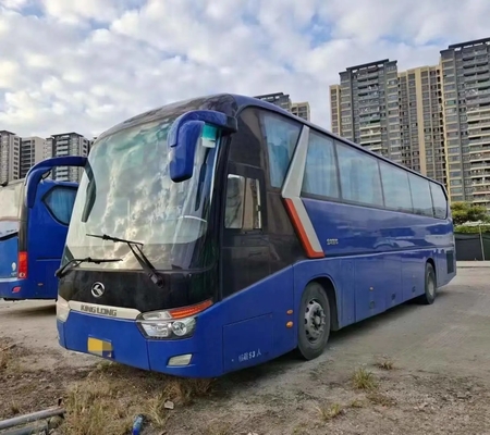Bus Bekas Dan Pelatih Pintu Tengah Jendela Penyegelan 12 Meter 53 Kursi Bekas Kinglong Bus XMQ6129
