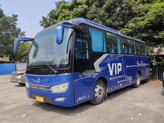 2nd Hand Bus Yuchai Engine 220hp 38 Seats Sealing Window 8,7 Meter Bekas Golden Dragon Bus XML6887