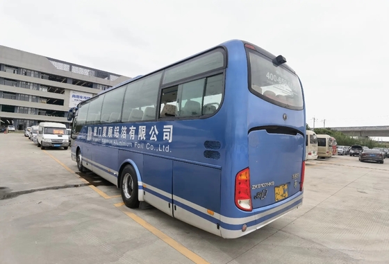 Bus Antar Jemput Bekas 45 Kursi Kompartemen Bagasi Besar 10,5 Meter Mesin Yuchai Pintu Tengah 2nd Hand Yutong Bus ZK6107
