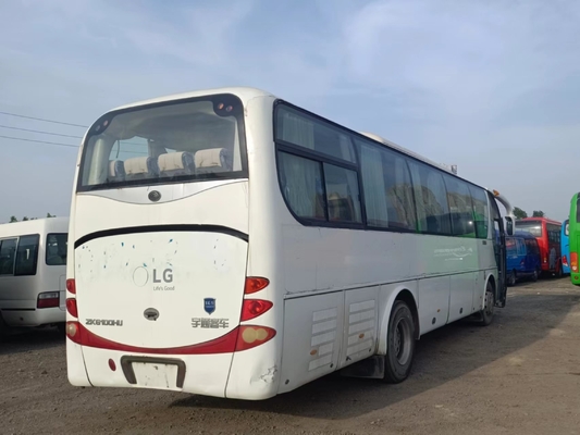 2nd Hand Coach 47 Seats Sealing Window Air Conditioner EURO III Mesin Yuchai 10,5 Meter Young Tong ZK6100