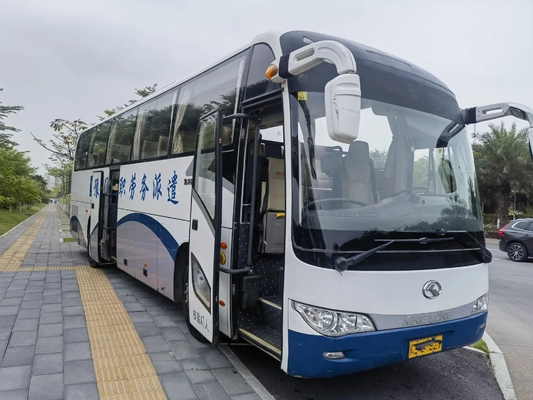 2nd Hand Bus Tahun 2016 Pintu Ganda 47 Kursi Mesin Yuchai 6 Silinder LHD/RHD Digunakan Kinglong XMQ6117