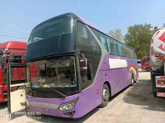 Bus Wisata Bekas Weichai Engine Airbag Suspension 54 Kursi AC Pintu Tunggal Kinglong XMQ6119
