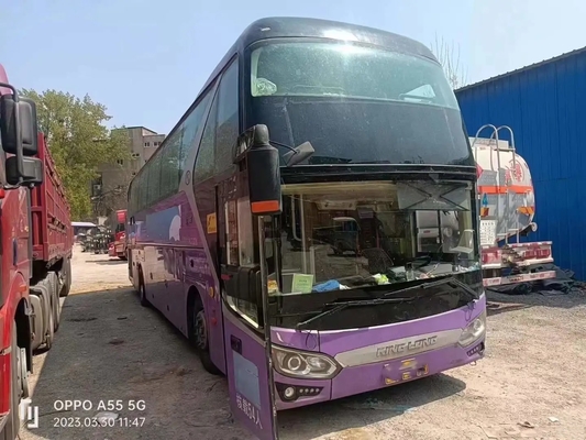 Bus Wisata Bekas Weichai Engine Airbag Suspension 54 Kursi AC Pintu Tunggal Kinglong XMQ6119