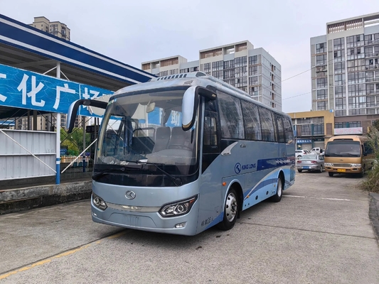 Shuttle Bus Bekas 26 Kursi Sealing Window 8.5 Meter Transmisi Manual Mesin 220hp Kinglong Bus XMQ6859