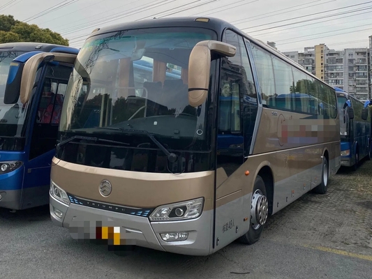 Bus Pelatih Bekas 90% Baru 48 Kursi 2nd Hand Drive Golden Dragon XML6112 Mesin Weichai 100km / H