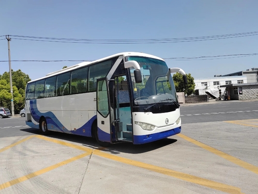 Bus Perjalanan Bekas Mesin Langka 46 Kursi Sealing Window Dengan Kompartemen Bagasi A / C Golden Dragon Bus XML6103